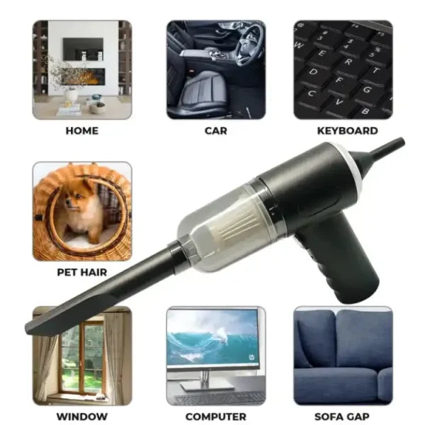 Portable Powerful Vacuum Cleaner – Ultimate Cleaning Companion for Home & Car