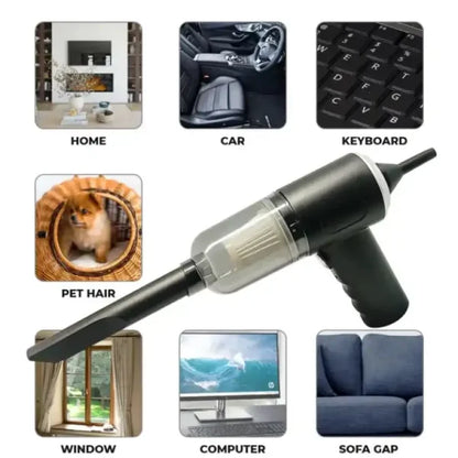 Portable Powerful Vacuum Cleaner – Ultimate Cleaning Companion for Home & Car
