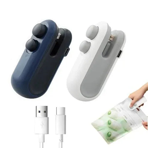 Portable Rechargeable Mini Bag Sealer – Handheld Heat Sealing Machine