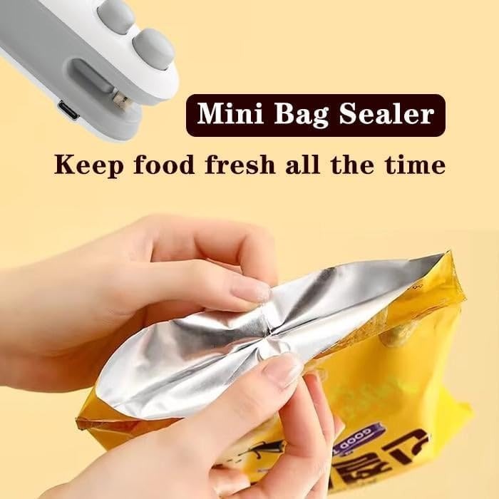 Portable Rechargeable Mini Bag Sealer – Handheld Heat Sealing Machine
