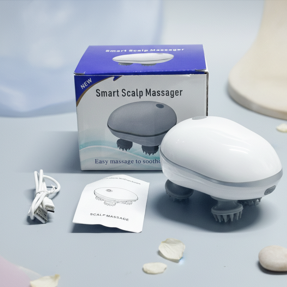 Smart Electric Scalp Massager – Relaxing Head & Hair Massage Tool