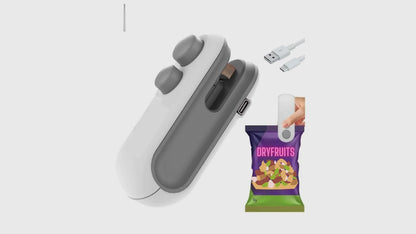 Portable Rechargeable Mini Bag Sealer – Handheld Heat Sealing Machine
